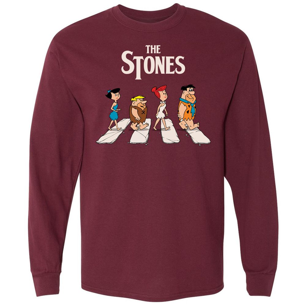 Long Sleeve T-Shirt - JXURGWZ7 - Maroon - 11