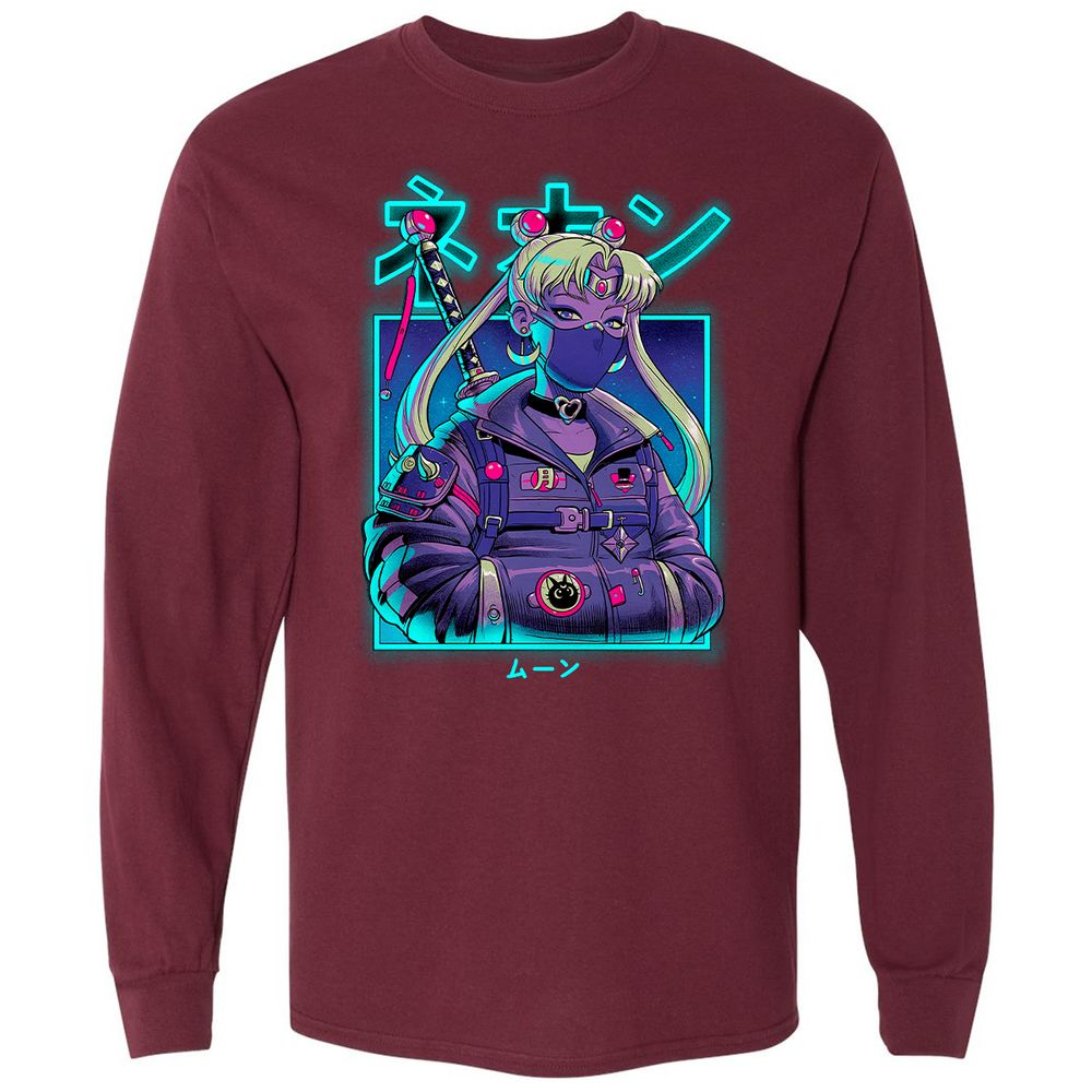 Long Sleeve T-Shirt - T4D45JHC - Maroon - 11