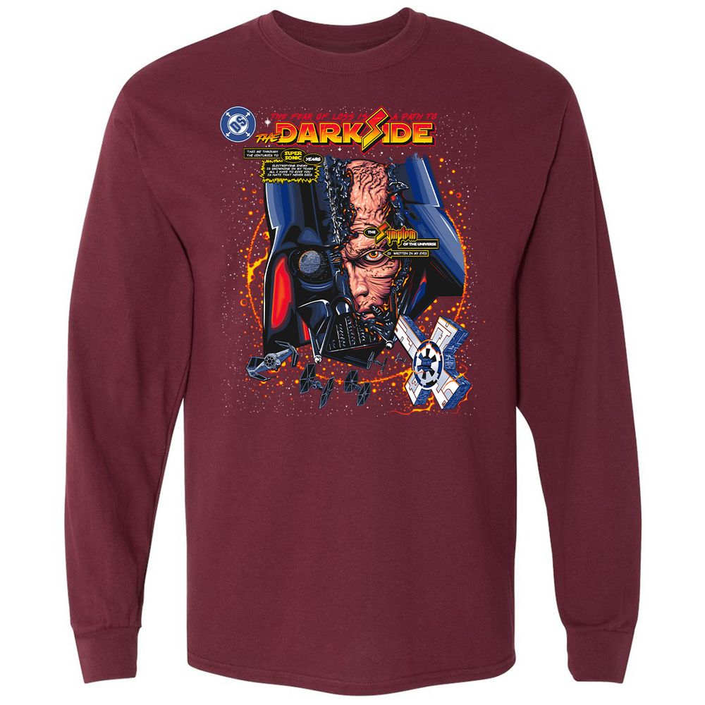 Long Sleeve T-Shirt - 5TNUXP7H - Maroon - 11