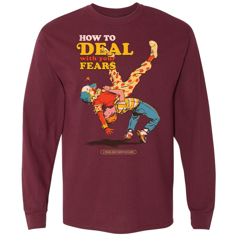 Long Sleeve T-Shirt - 82ZMA3BJ - Maroon - 11