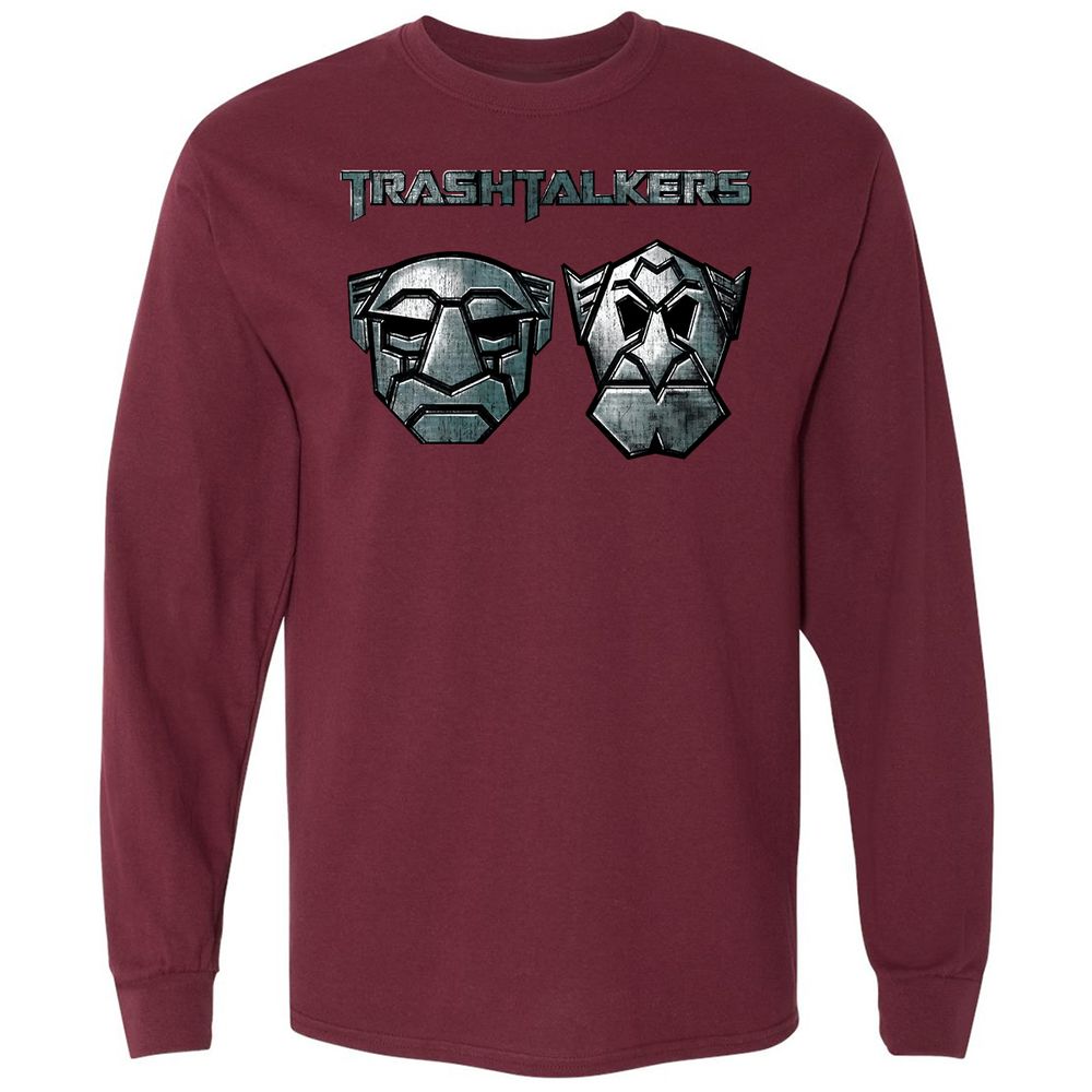 Long Sleeve T-Shirt - X3PATVGQ - Maroon - 11