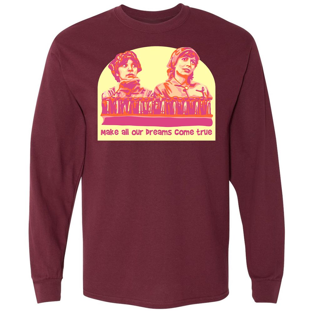 Long Sleeve T-Shirt - 2CE4YNTJ - Maroon - 11