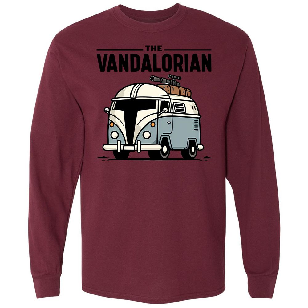 Long Sleeve T-Shirt - C7BPV85K - Maroon - 11