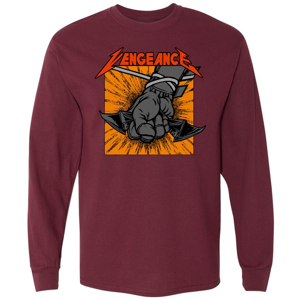 Long Sleeve T-Shirt - Y6B25EJM - Maroon - 11