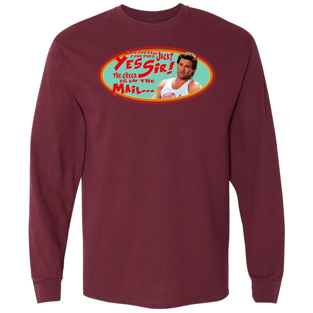 Long Sleeve T-Shirt - XQWTRTQJ - Maroon - 11