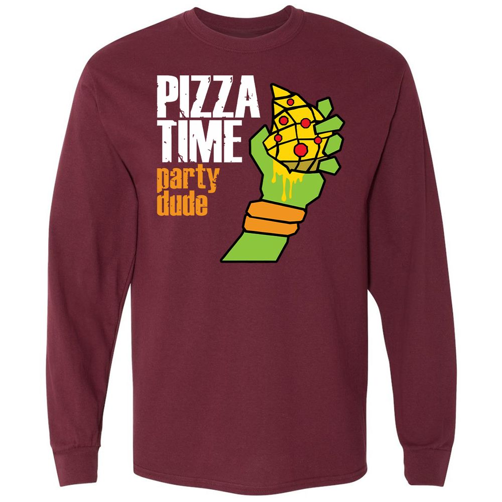 Long Sleeve T-Shirt - HLB77A4P - Maroon - 11