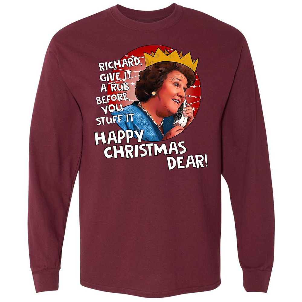 Long Sleeve T-Shirt - MKCSGKJG - Maroon - 11