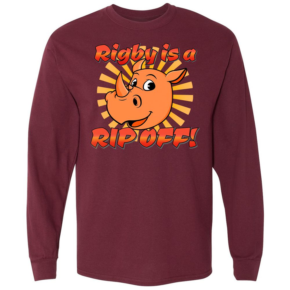 Long Sleeve T-Shirt - CM5RQB25 - Maroon - 11