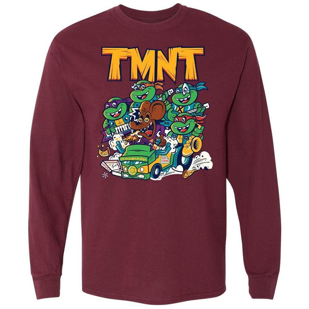 Long Sleeve T-Shirt - 7DB2YP81 - Maroon - 11