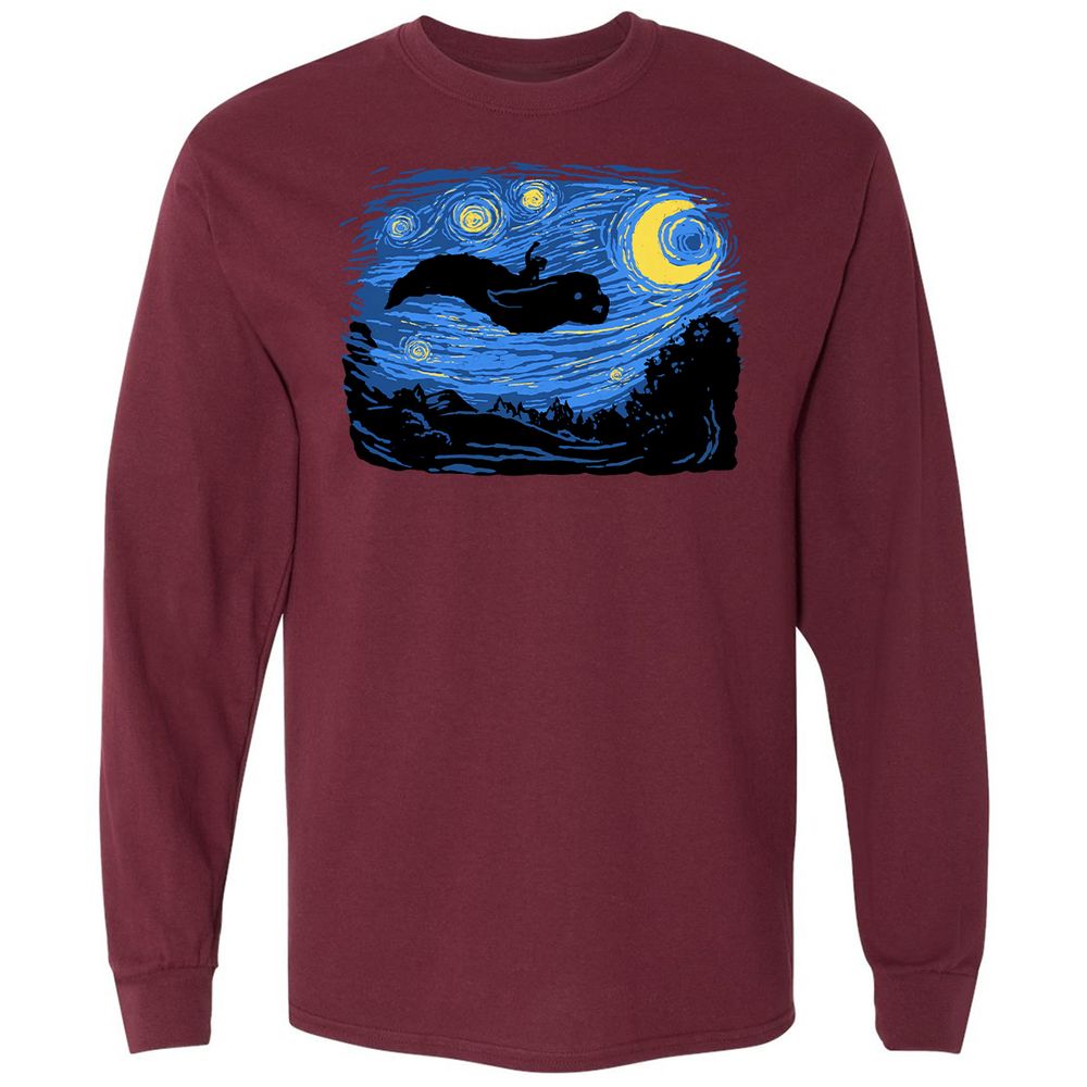 Long Sleeve T-Shirt - 8U96LPDR - Maroon - 11