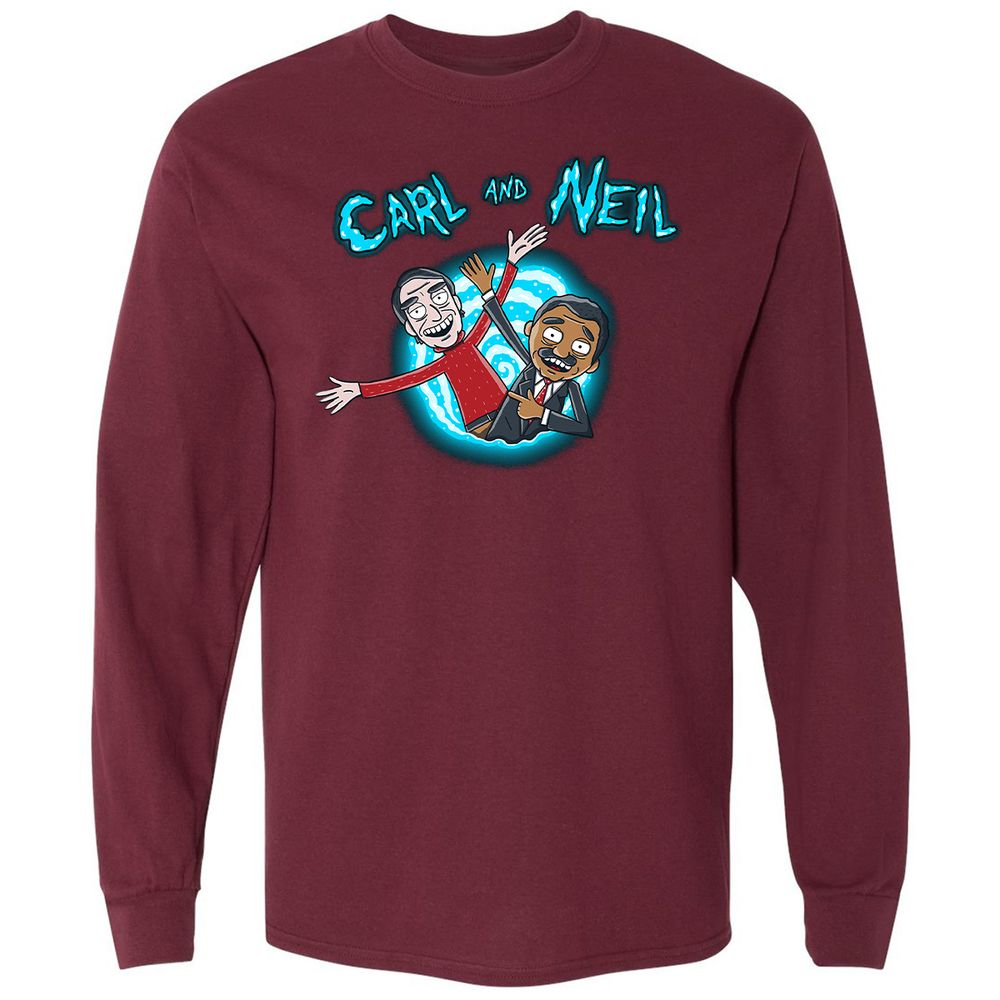 Long Sleeve T-Shirt - J12CMQTW - Maroon - 11