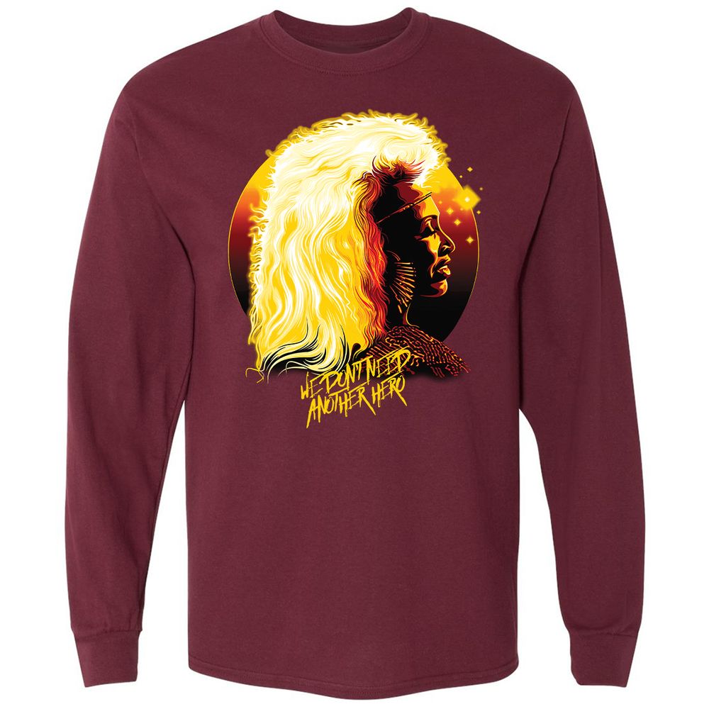 Long Sleeve T-Shirt - QM4VB8J9 - Maroon - 11