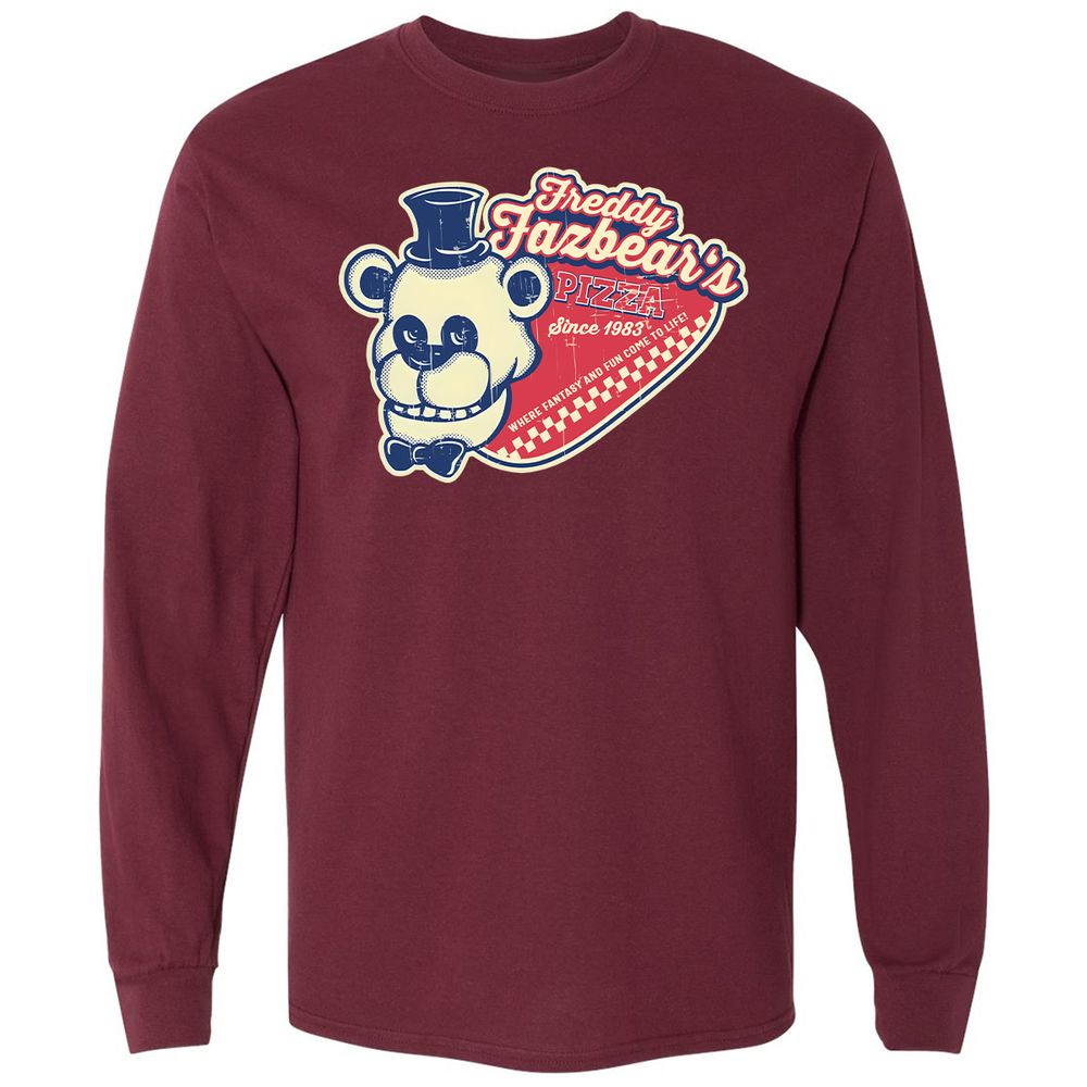 Long Sleeve T-Shirt - DR1HTM78 - Maroon - 11