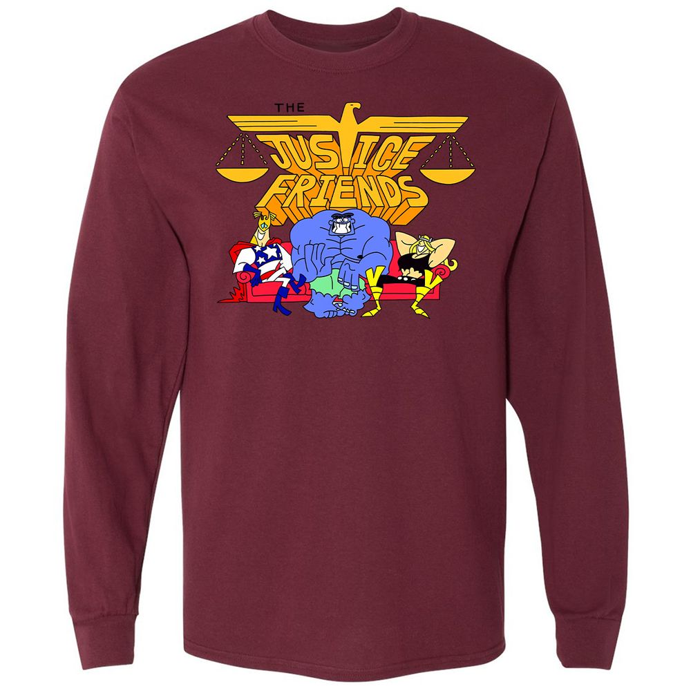 Long Sleeve T-Shirt - BSW951K7 - Maroon - 11
