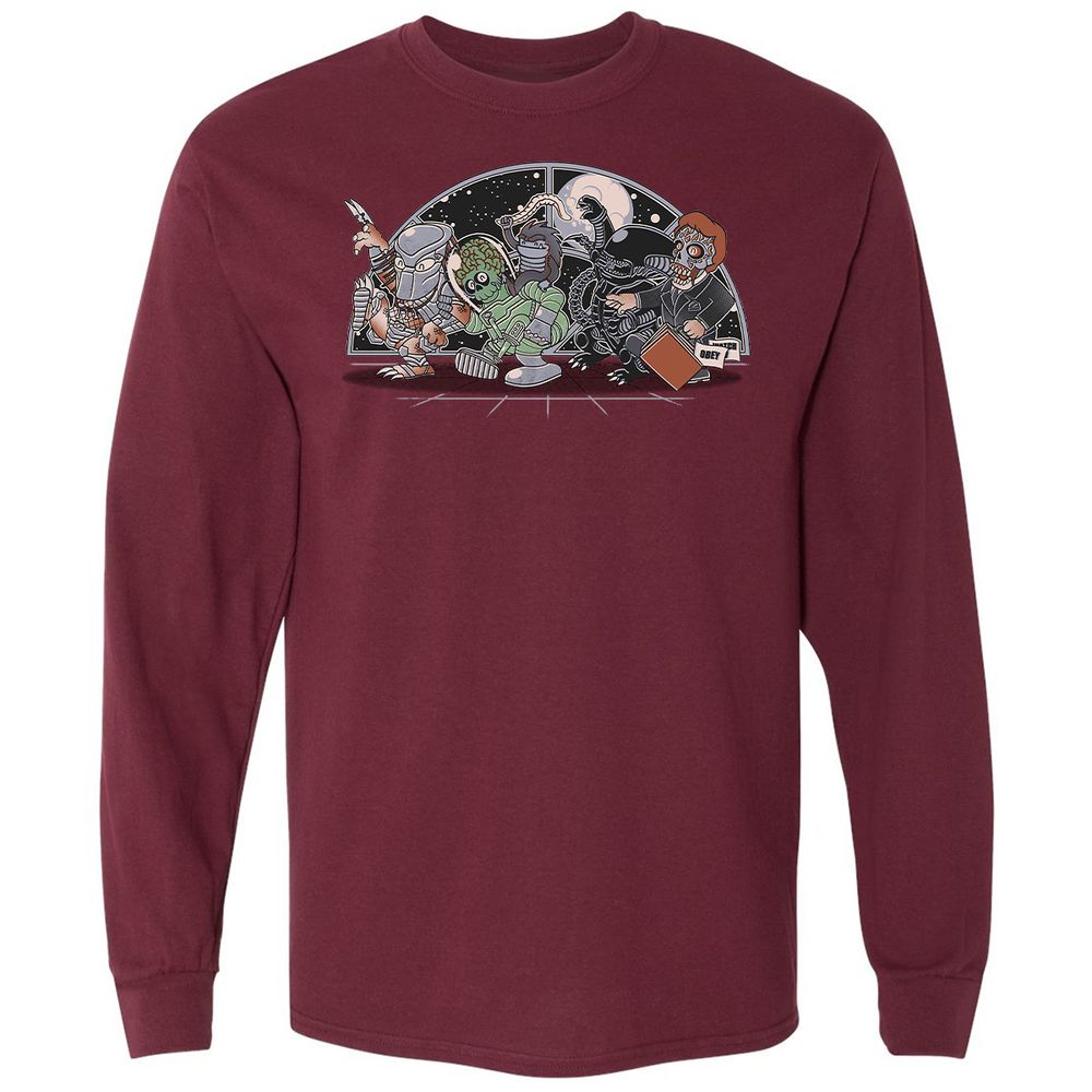 Long Sleeve T-Shirt - AT3YRKNA - Maroon - 11