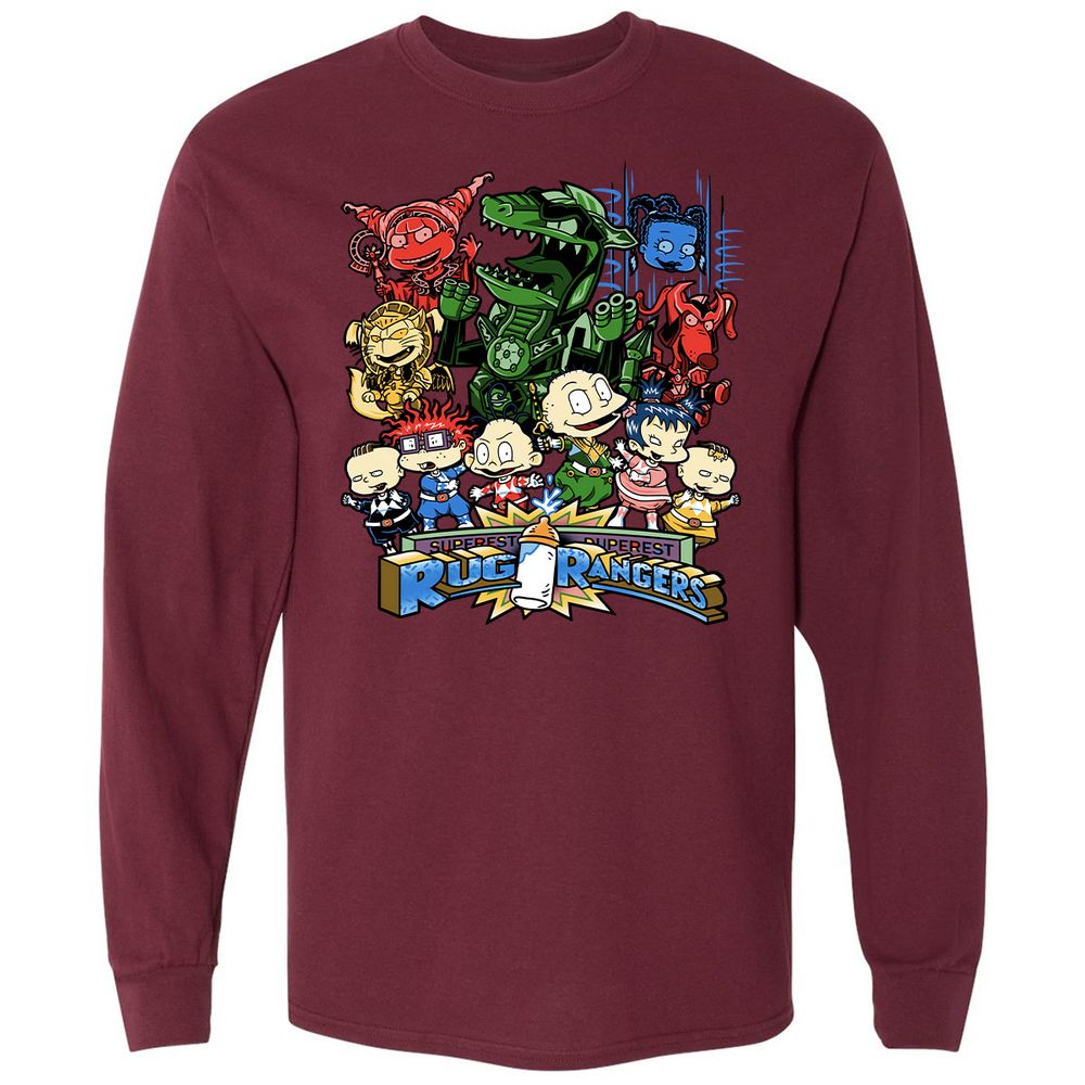 Long Sleeve T-Shirt - G37YZYWJ - Maroon - 11