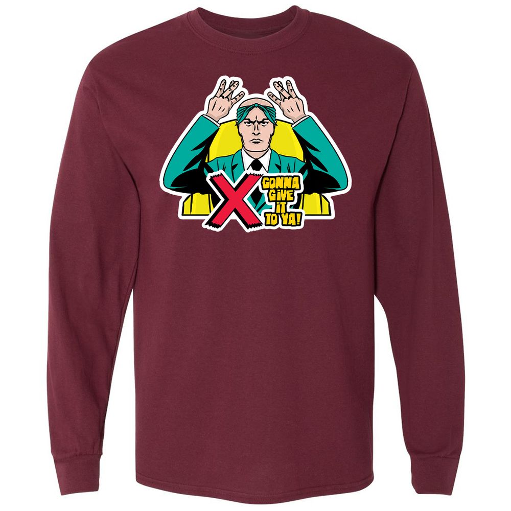 Long Sleeve T-Shirt - F941BANM - Maroon - 11