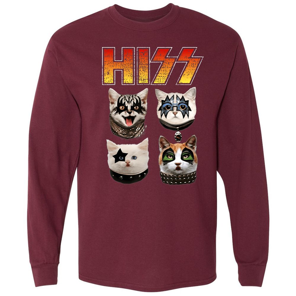 Long Sleeve T-Shirt - 3RE8LNRR - Maroon - 11