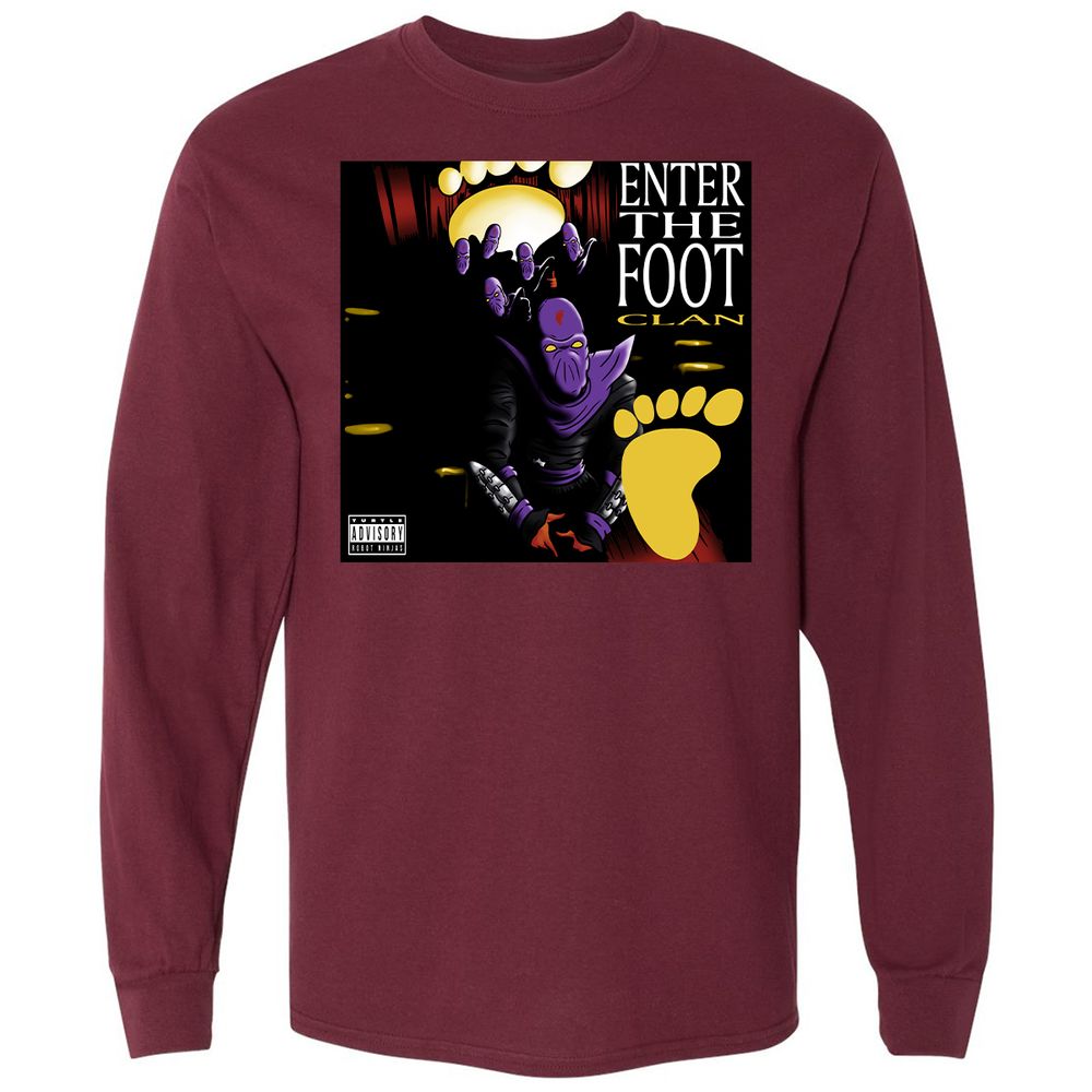 Long Sleeve T-Shirt - MA6CEL8Y - Maroon - 11