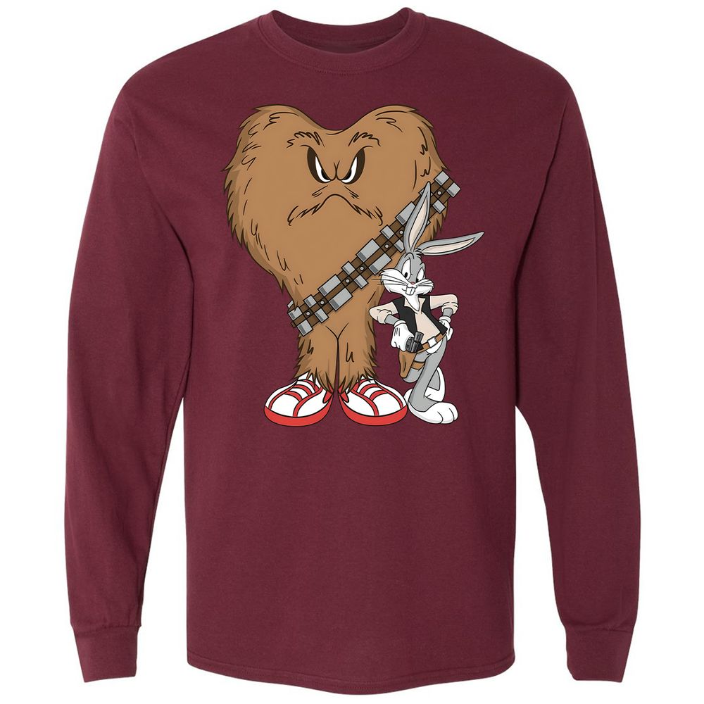 Long Sleeve T-Shirt - FYP5A8FZ - Maroon - 11