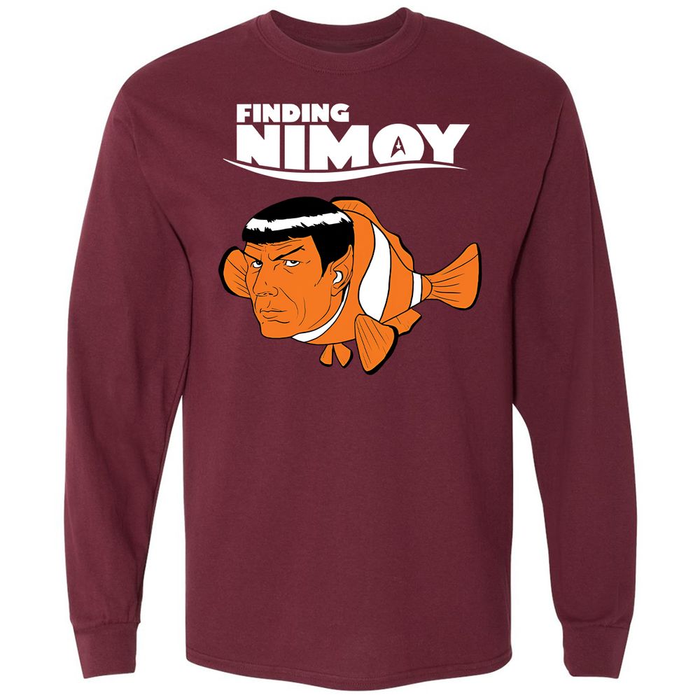 Long Sleeve T-Shirt - JRWRP92Q - Maroon - 11