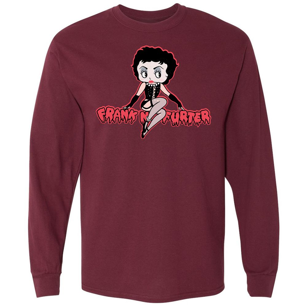 Long Sleeve T-Shirt - 374KUPN8 - Maroon - 11