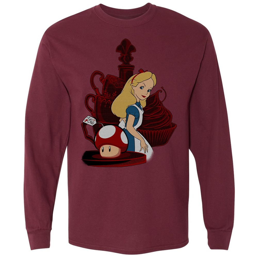 Long Sleeve T-Shirt - KPERELAZ - Maroon - 11