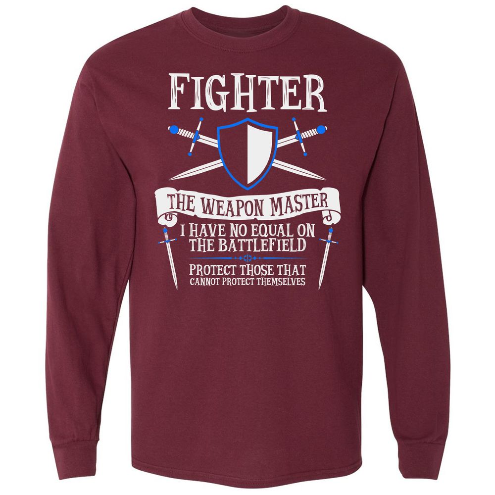 Long Sleeve T-Shirt - WETWPRRY - Maroon - 11