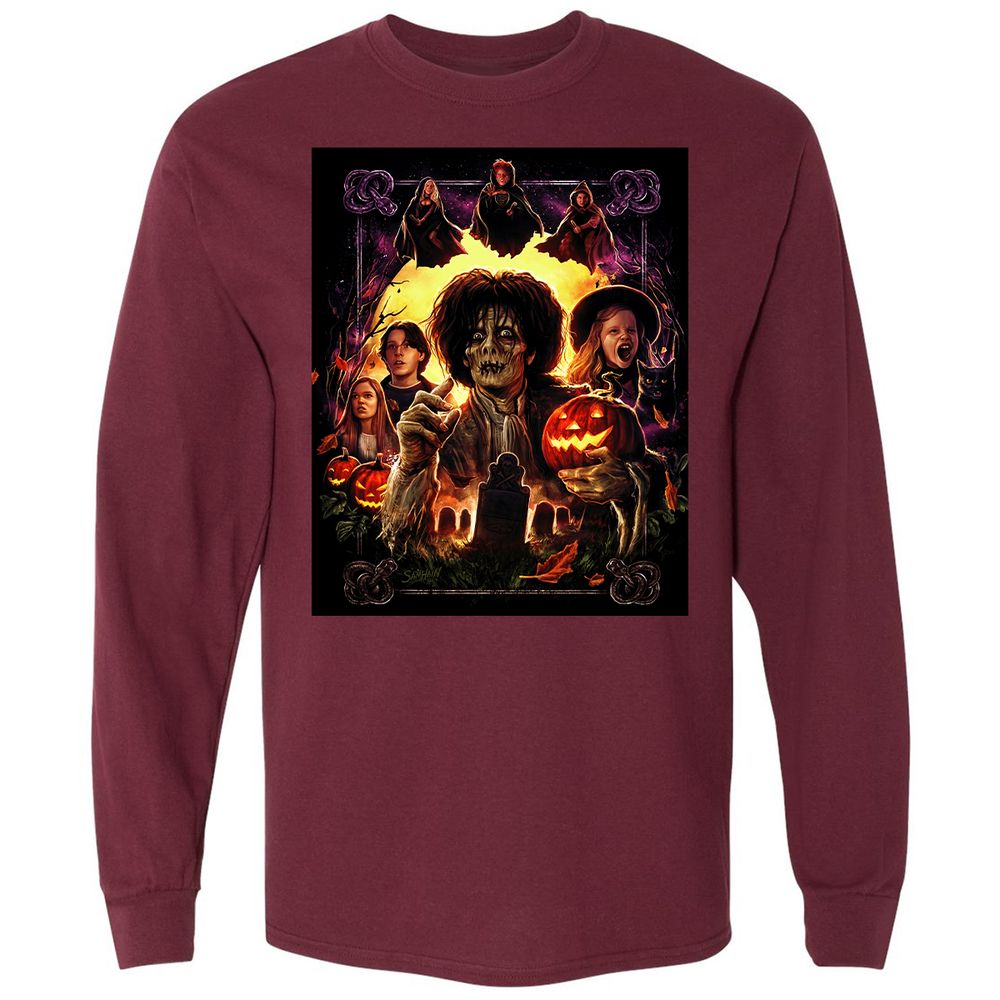 Long Sleeve T-Shirt - L8AQPLTC - Maroon - 11