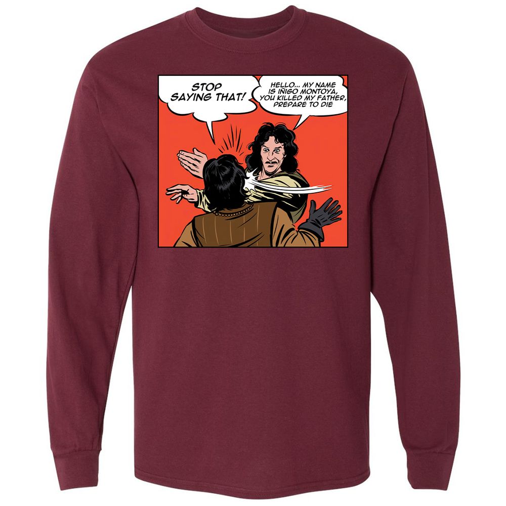 Long Sleeve T-Shirt - LSGLMH2E - Maroon - 11