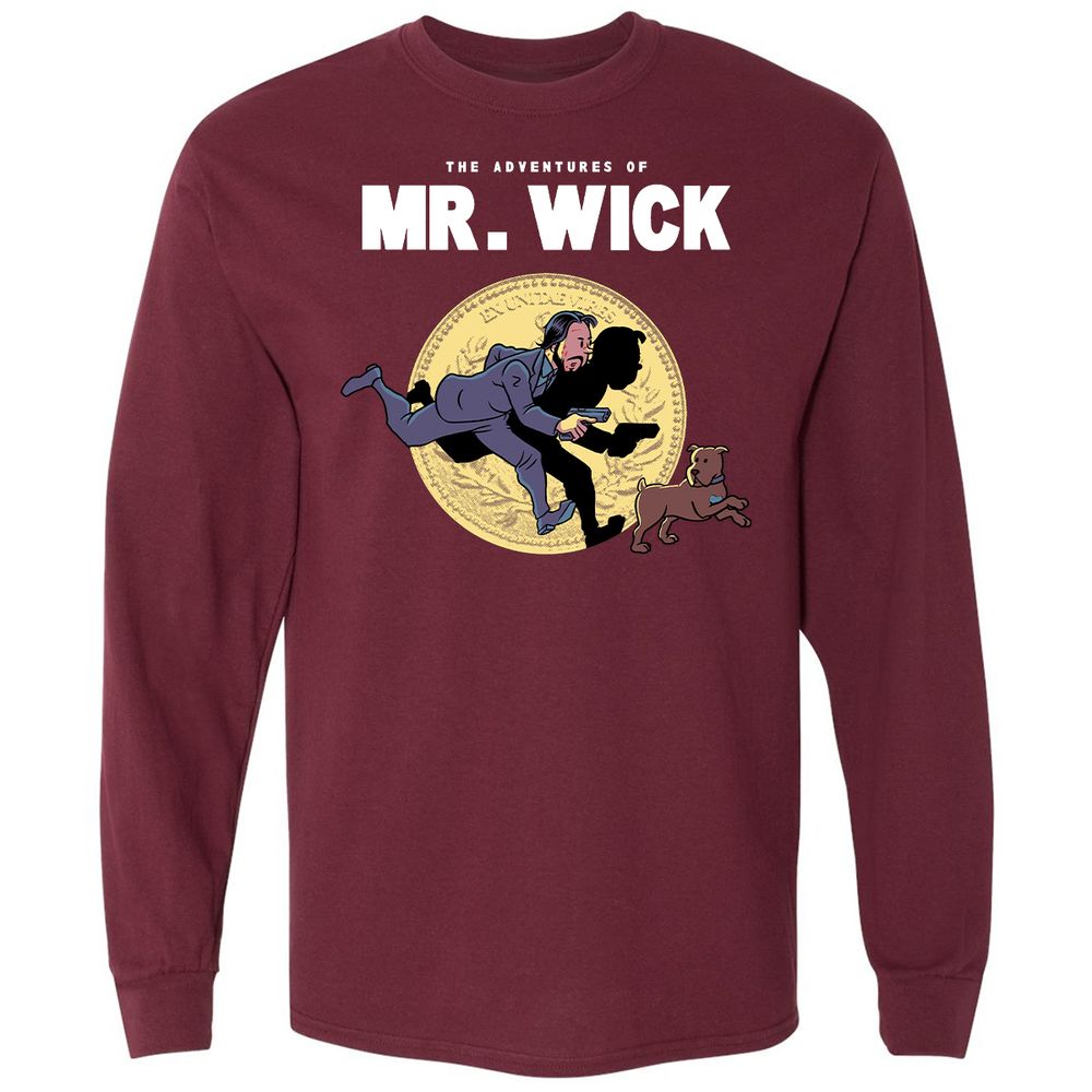 Long Sleeve T-Shirt - MJ137SXU - Maroon - 11