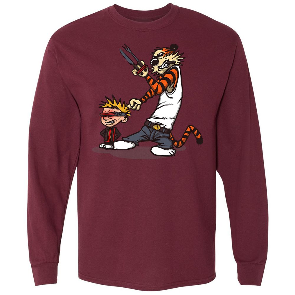 Long Sleeve T-Shirt - T12SUP5Z - Maroon - 11