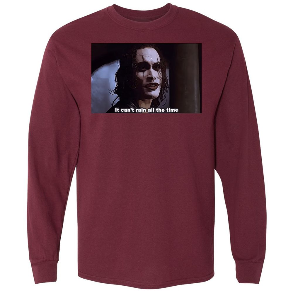 Long Sleeve T-Shirt - UQ347RTU - Maroon - 11