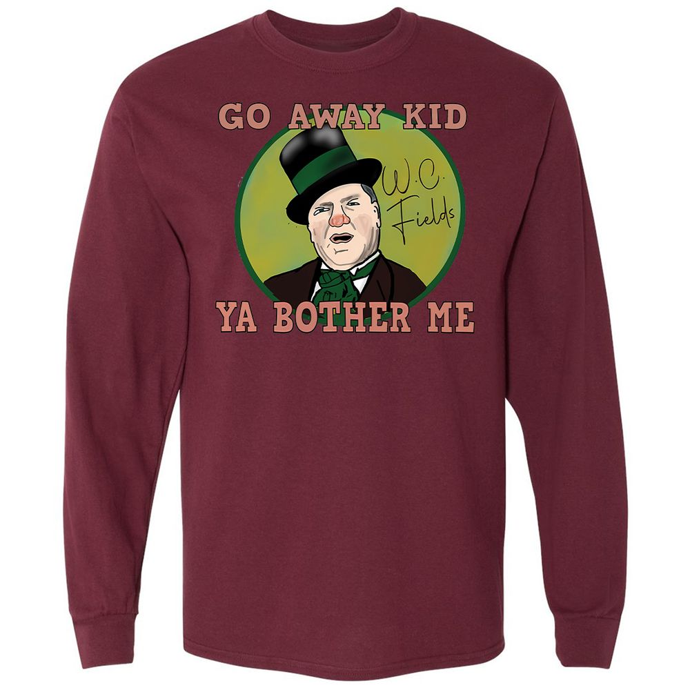 Long Sleeve T-Shirt - LN6YMMBU - Maroon - 11