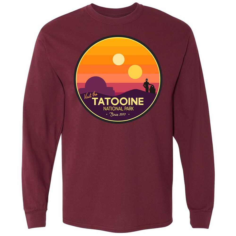 Long Sleeve T-Shirt - NEJ1H793 - Maroon - 11