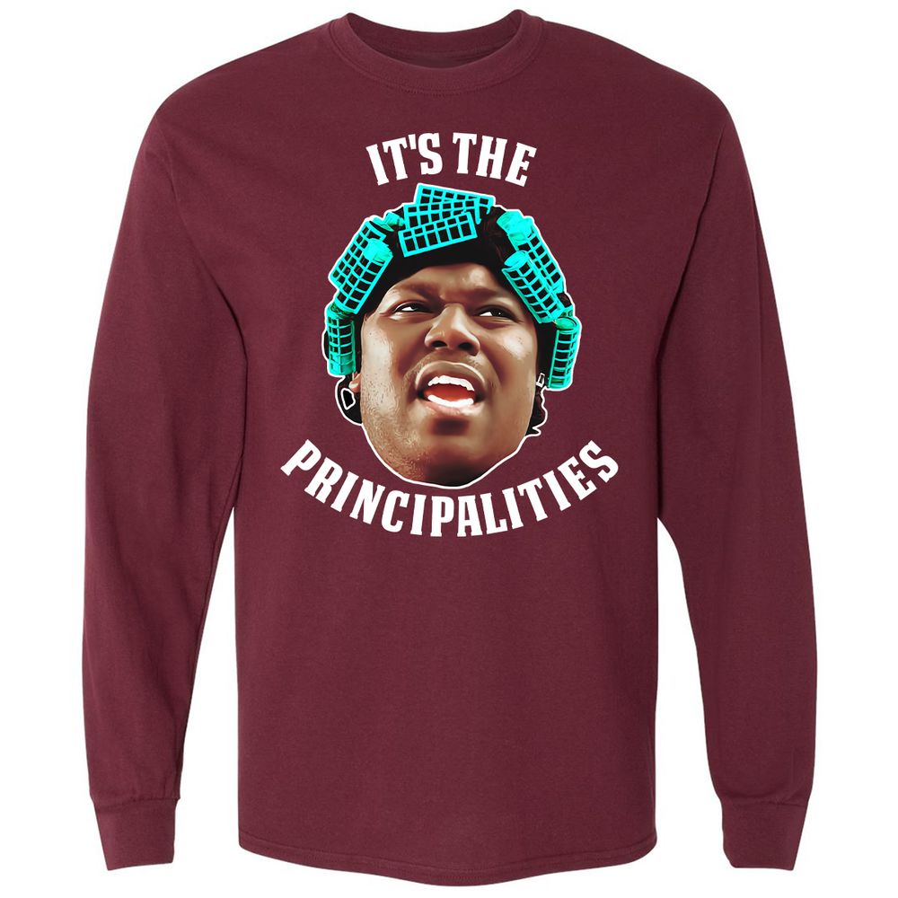 Long Sleeve T-Shirt - 8LL7BBSZ - Maroon - 11