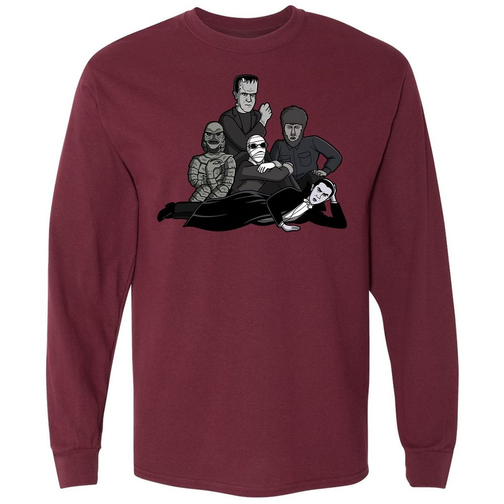 Long Sleeve T-Shirt - 1MS2AMZ5 - Maroon - 11