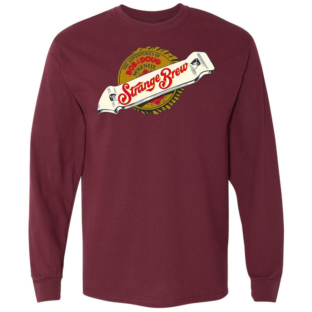 Long Sleeve T-Shirt - M5V4ELL7 - Maroon - 11