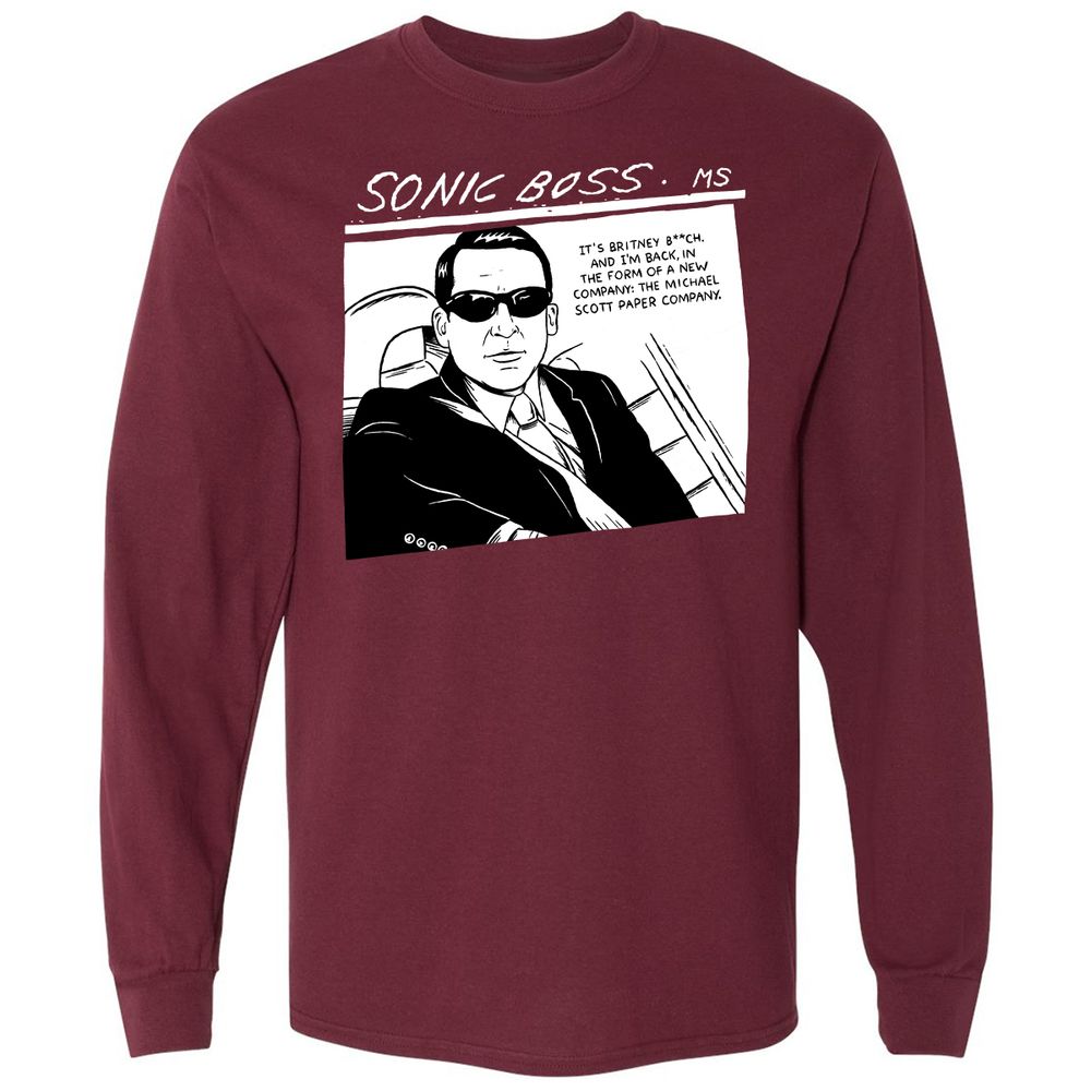 Long Sleeve T-Shirt - UYB51UAE - Maroon - 11