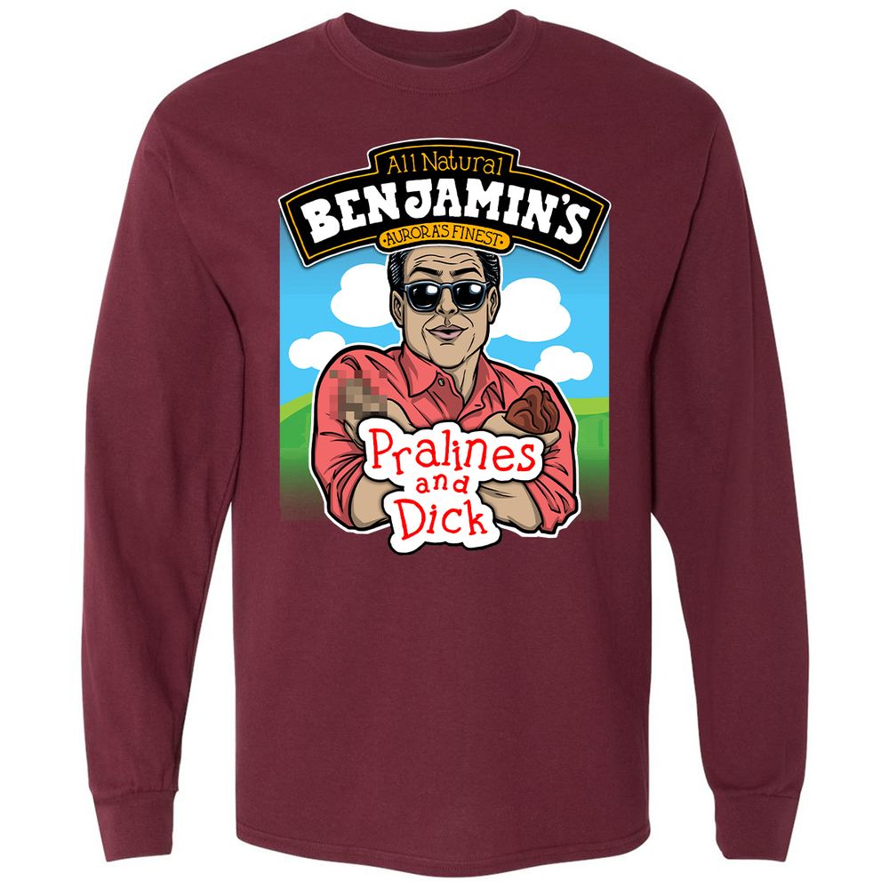 Long Sleeve T-Shirt - 4YNQVZ31 - Maroon - 11