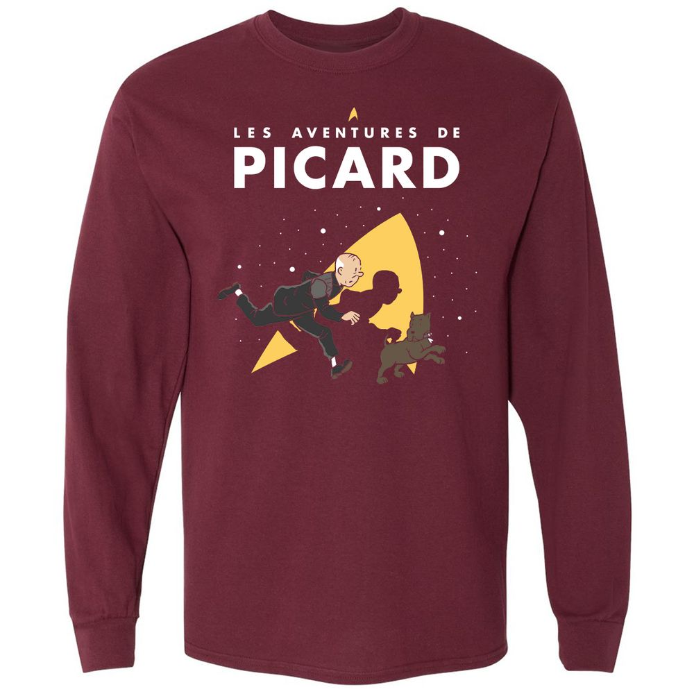 Long Sleeve T-Shirt - 9V8HVB7N - Maroon - 11