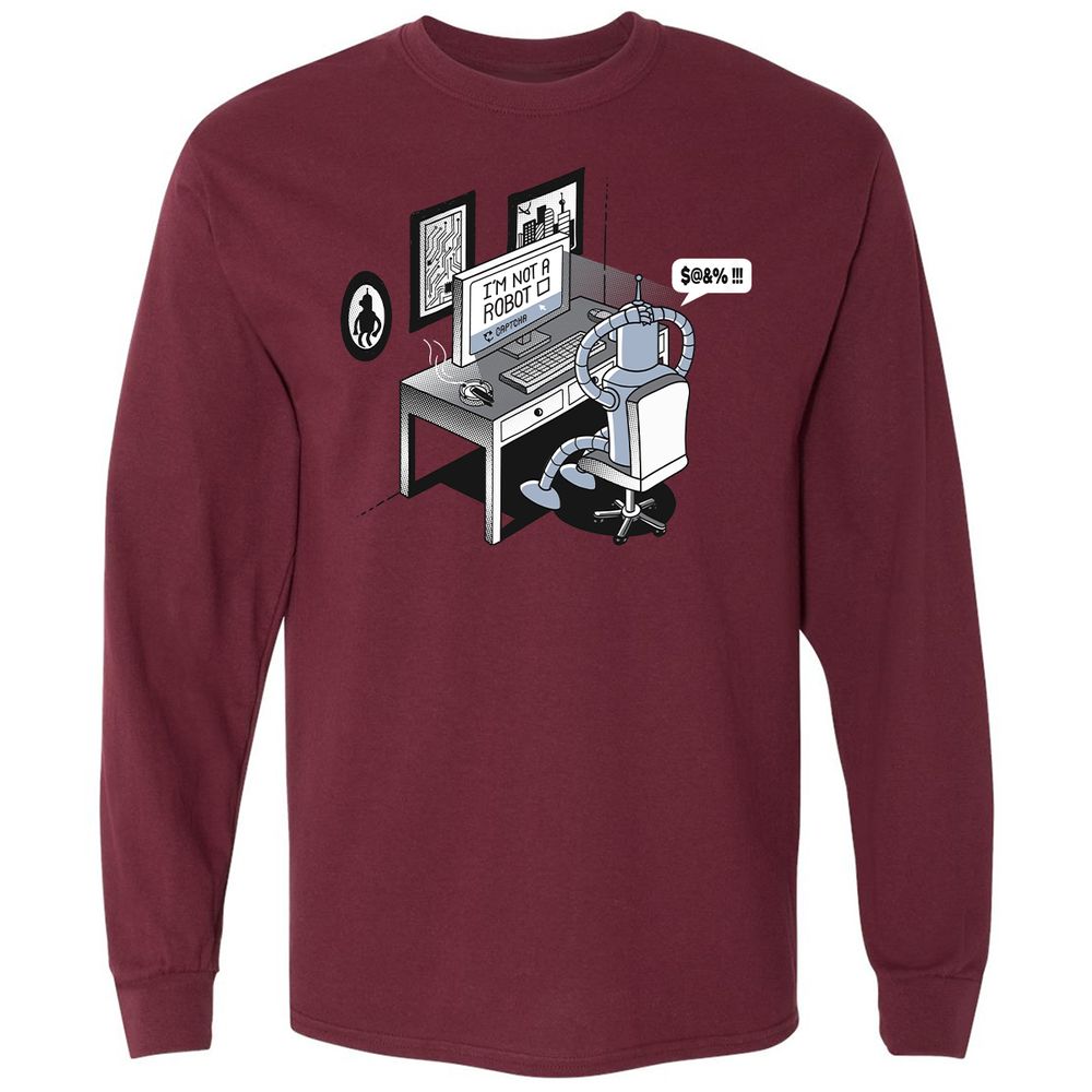Long Sleeve T-Shirt - MFH2YS21 - Maroon - 11