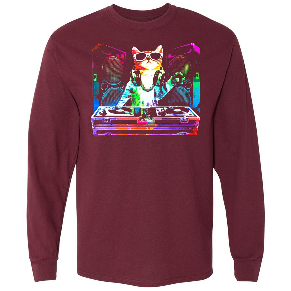 Long Sleeve T-Shirt - TTJMP787 - Maroon - 11