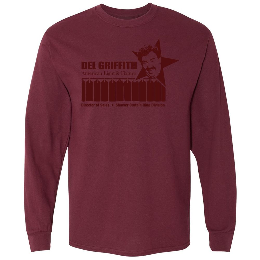 Long Sleeve T-Shirt - FZYJQR6T - Maroon - 11