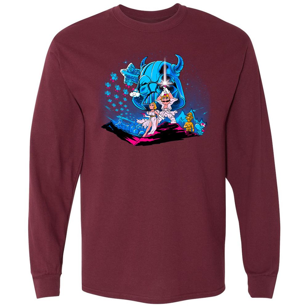 Long Sleeve T-Shirt - 7GPHQCQT - Maroon - 11