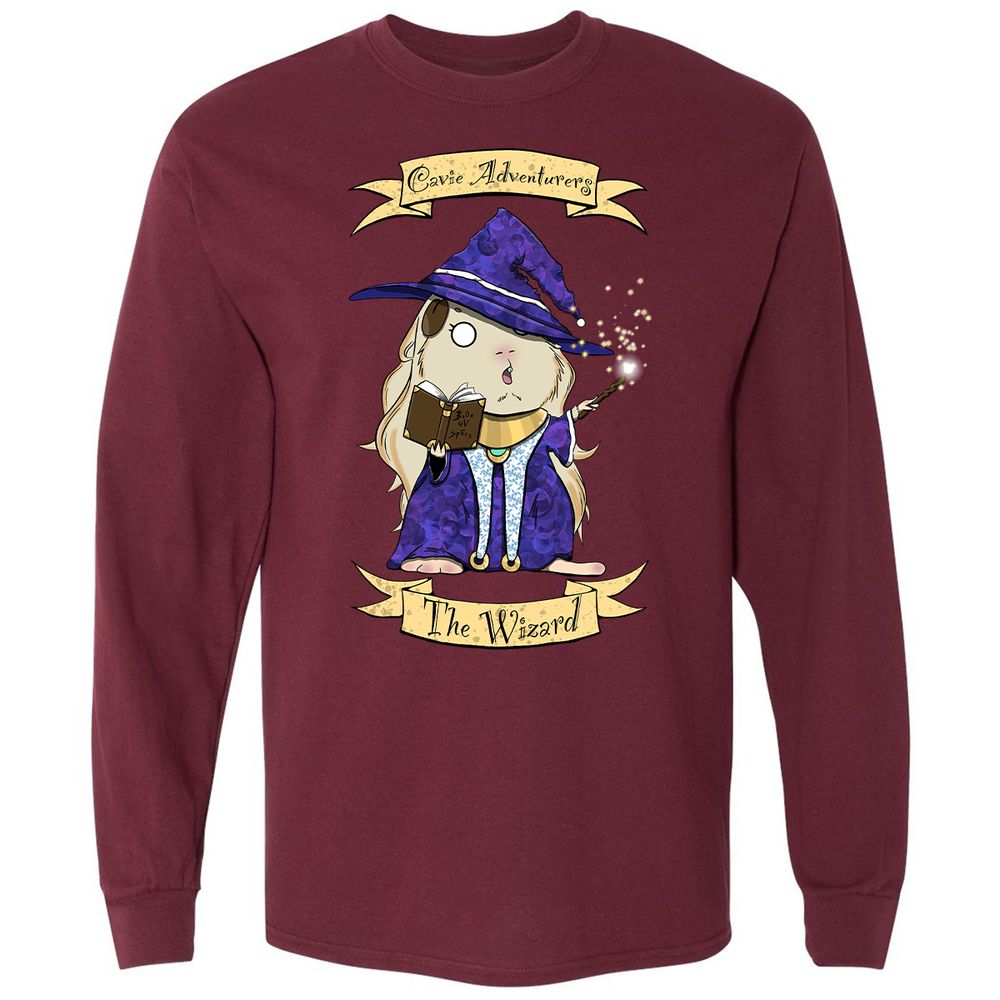 Long Sleeve T-Shirt - BX3A8G3C - Maroon - 11