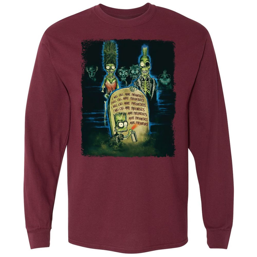 Long Sleeve T-Shirt - Y1N2NKVE - Maroon - 11