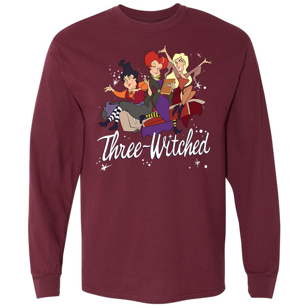 Long Sleeve T-Shirt - SDFMWF93 - Maroon - 11