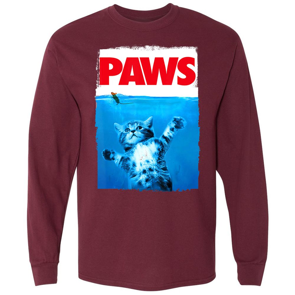 Long Sleeve T-Shirt - SN5GDMA4 - Maroon - 11