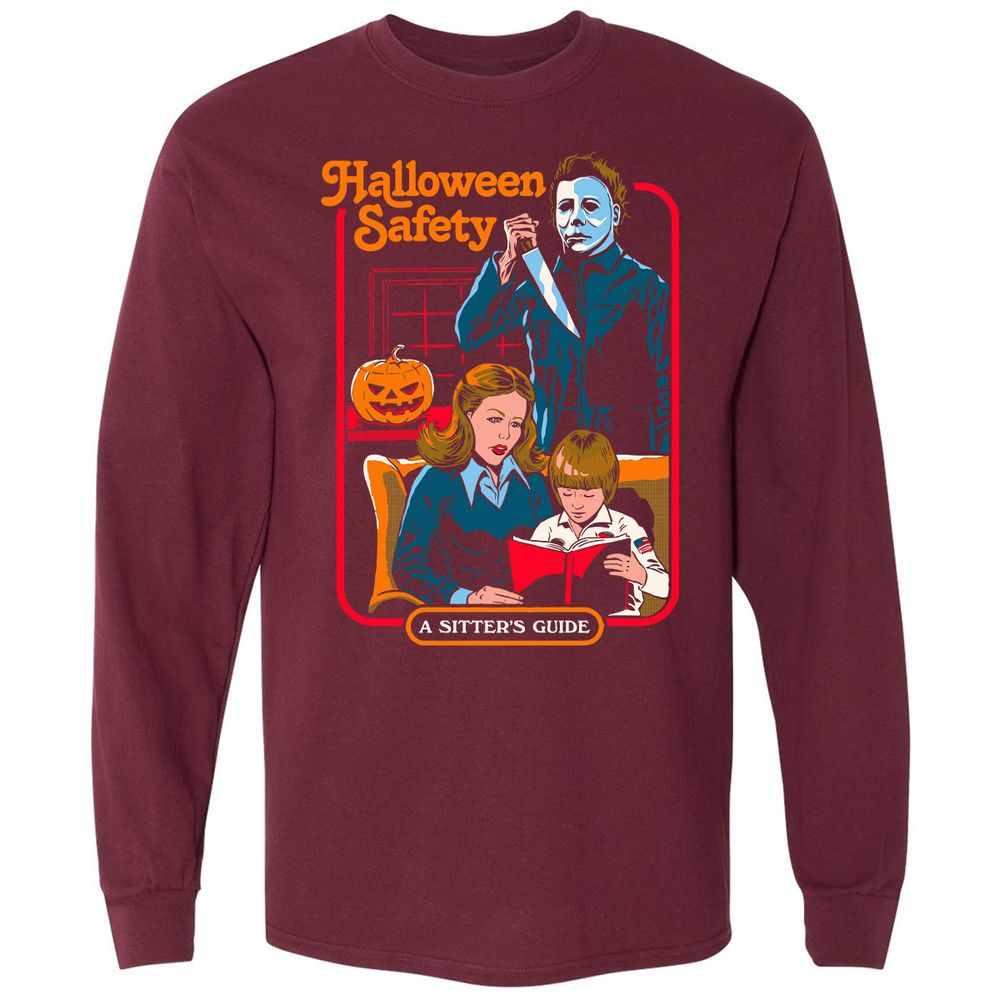 Long Sleeve T-Shirt - 6VKARNVG - Maroon - 11